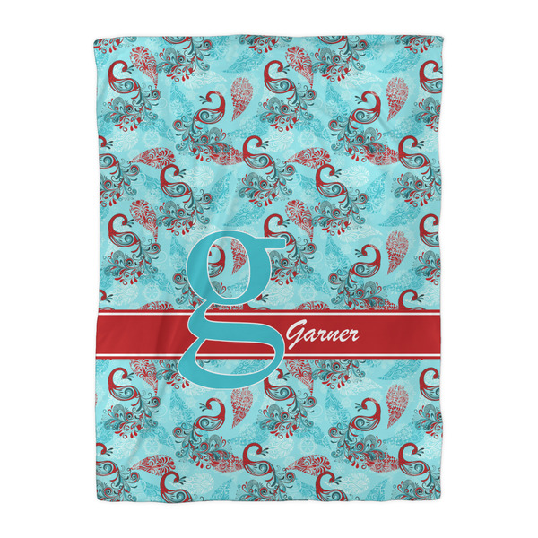 Peacock Comforter - Twin XL - Front