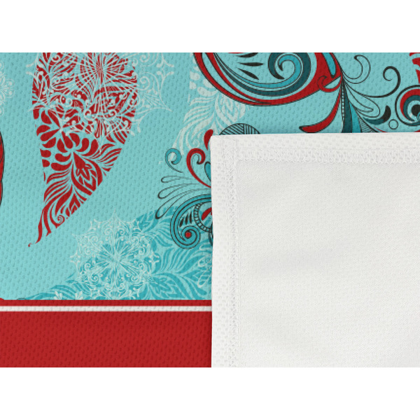 Peacock Cooling Towel- Detail