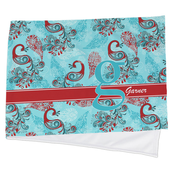 Custom Peacock Cooling Towel (Personalized)