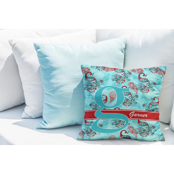 Peacock Decorative Pillow Case - LIFESTYLE 2