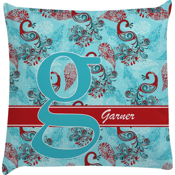 Custom Peacock Decorative Pillow Case (Personalized)