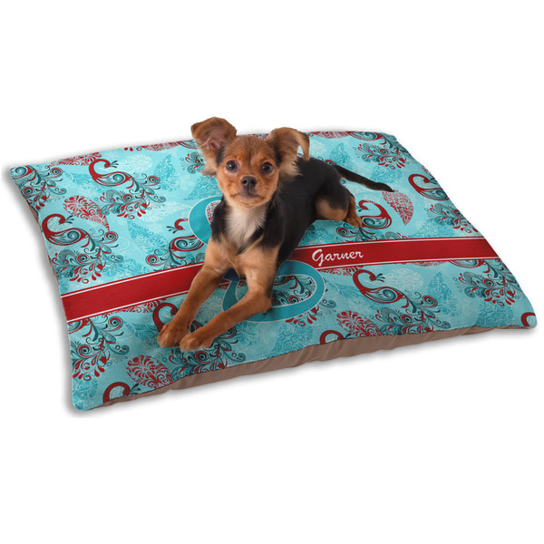 Peacock Dog Bed - Small LIFESTYLE