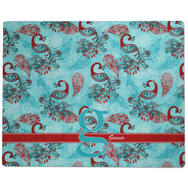 Peacock Dog Food Mat - Large without Bowls