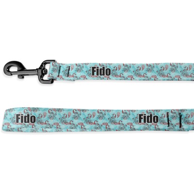Peacock Deluxe Dog Leash (Personalized)