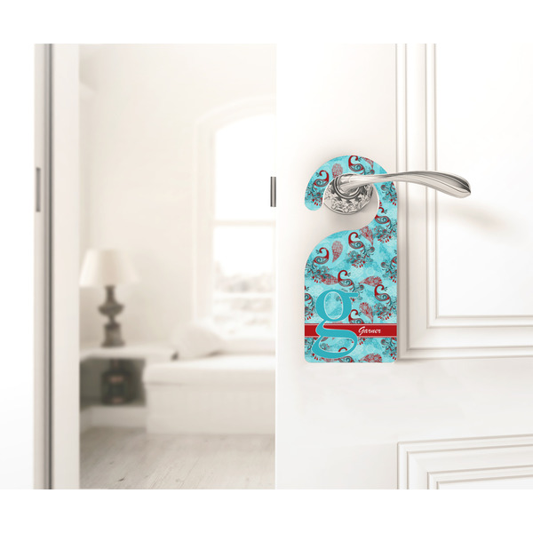 Peacock Door Hanger - LIFESTYLE