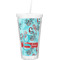 Peacock Double Wall Tumbler with Straw (Personalized)