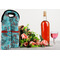 Peacock Double Wine Tote - LIFESTYLE (new)