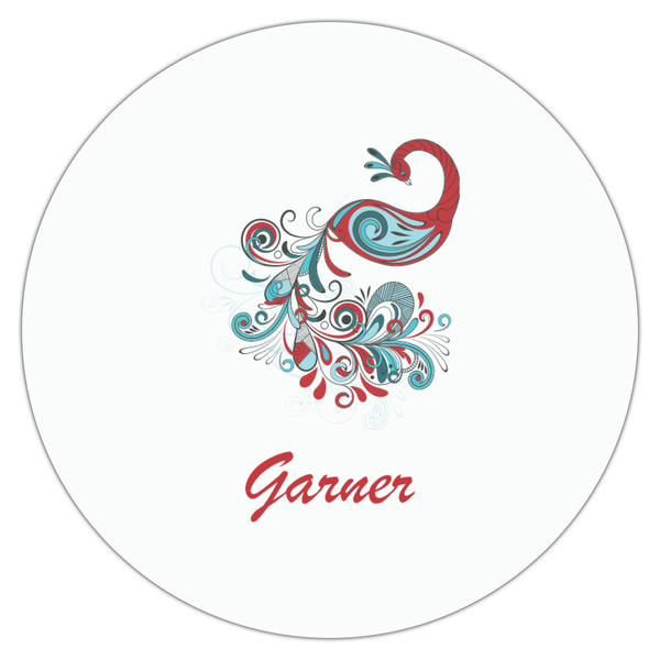 Peacock Drink Topper - Medium - Single