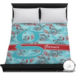 Peacock Duvet Cover - Full / Queen (Personalized)
