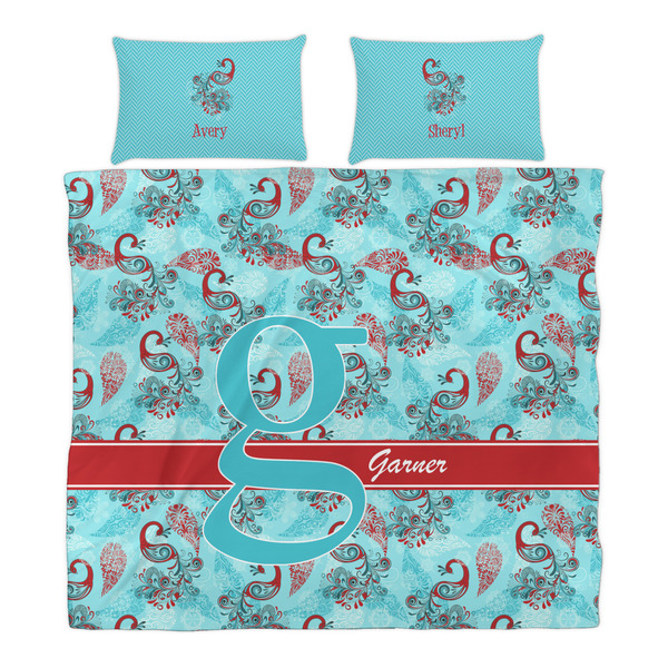 Peacock Duvet Cover Set - King - Alt Approval