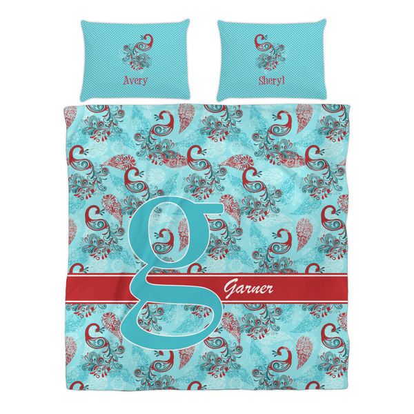 Peacock Duvet cover Set - Queen - Alt Approval