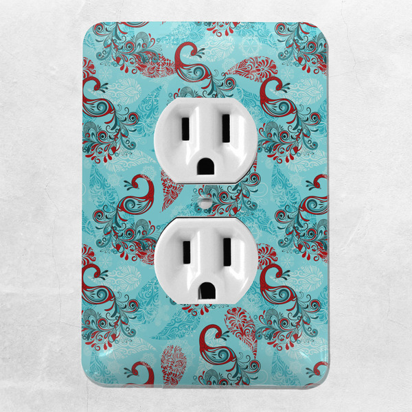 Peacock Electric Outlet Plate - LIFESTYLE