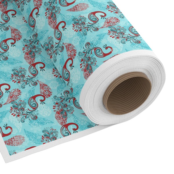 Custom Peacock Fabric by the Yard