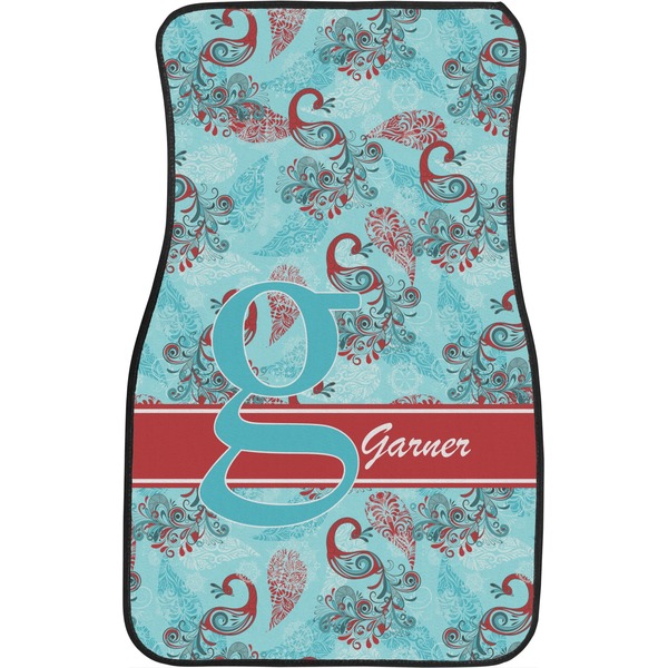 Peacock Front Seat Car Mat