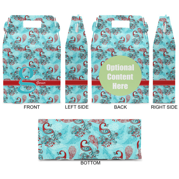 Peacock Gable Favor Box - Approval