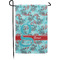 Peacock Small Garden Flag - Single Sided w/ Name and Initial