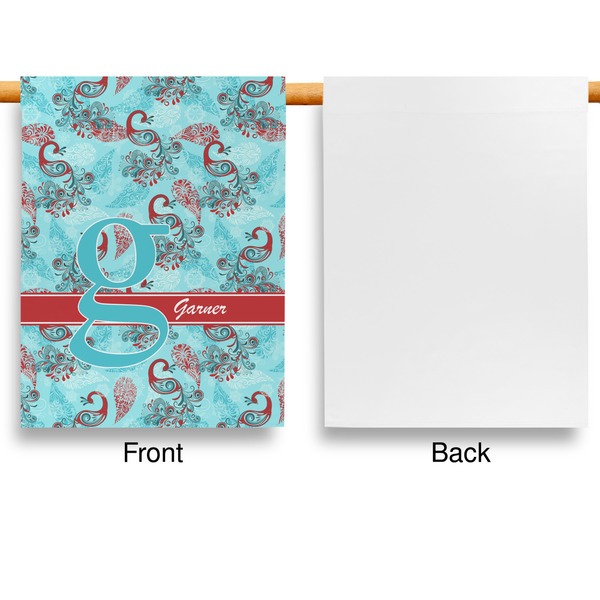 Peacock Garden Flags - Large - Single Sided - APPROVAL