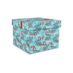 Peacock Gift Box with Lid - Canvas Wrapped - Small (Personalized)