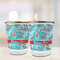 Peacock Glass Shot Glass - with gold rim - LIFESTYLE