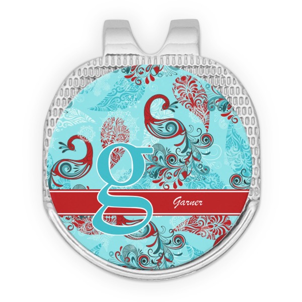 Peacock Golf Ball Hat Marker Hat Clip