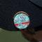Peacock Golf Ball Marker Hat Clip - Gold - On Hat