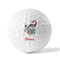 Peacock Golf Balls - Generic - Set of 12 - FRONT