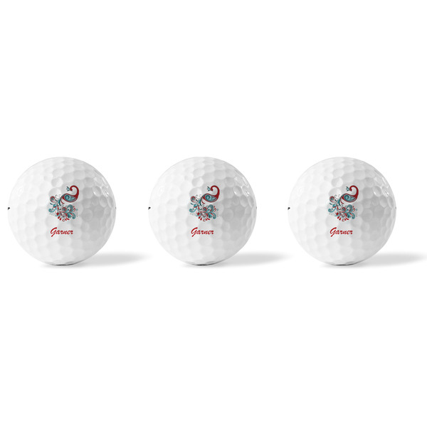 Peacock Golf Balls - Titleist - Set of 3 - APPROVAL