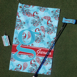 Peacock Golf Towel Gift Set (Personalized)