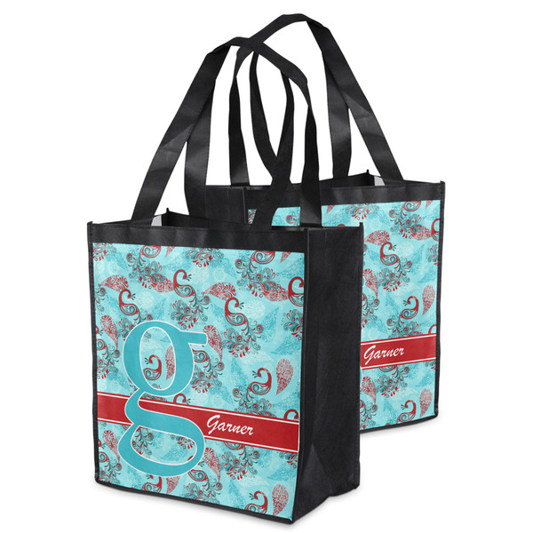 Peacock Grocery Bag - MAIN
