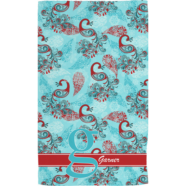 Peacock Hand Towel (Personalized) Full