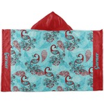 Peacock Kids Hooded Towel (Personalized)