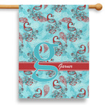 Peacock 28" House Flag (Personalized)