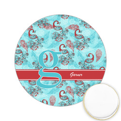 Peacock Printed Cookie Topper - 2.15" (Personalized)