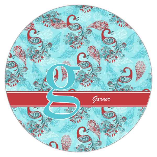 Peacock Icing Circle - XSmall - Single