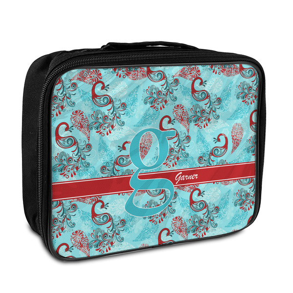 Custom Peacock Insulated Lunch Bag (Personalized)