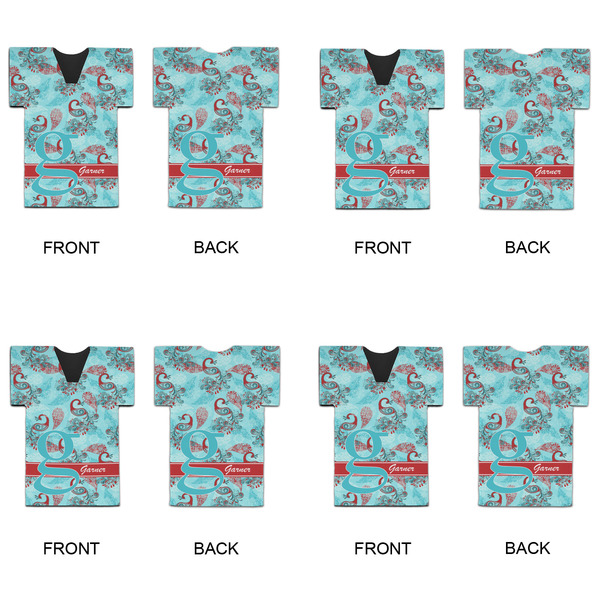 Peacock Jersey Bottle Cooler - Set of 4 - APPROVAL