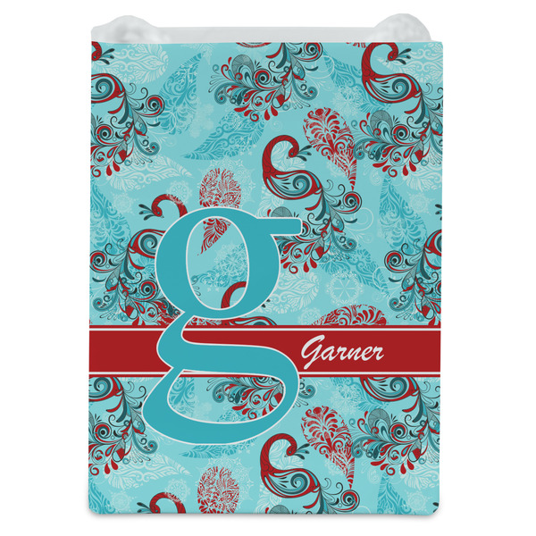 Peacock Jewelry Gift Bag - Gloss - Front