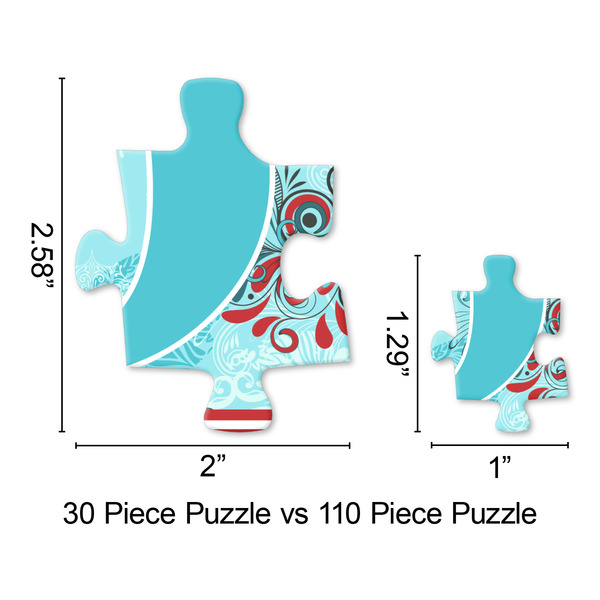 Peacock Jigsaw Puzzle - Piece Comparison