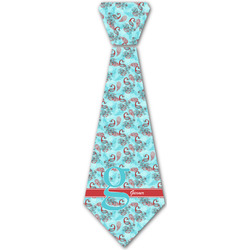 Peacock Iron On Tie - 4 Sizes w/ Name and Initial