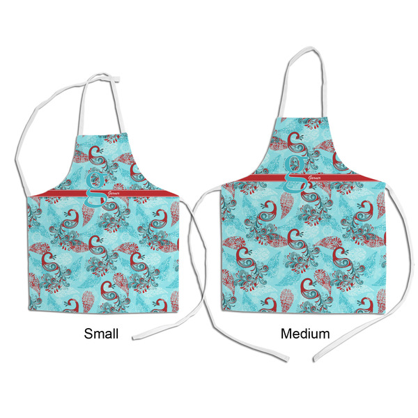 Peacock Kid's Aprons - Comparison