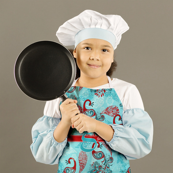 Peacock Kid's Aprons - Medium - Lifestyle