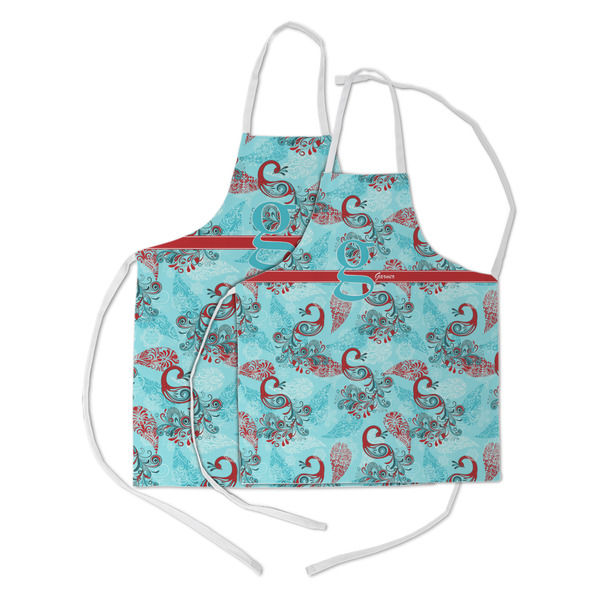Peacock Kid's Aprons - Parent - Main
