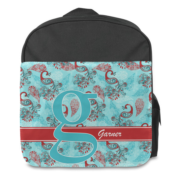 Peacock Kids Backpack - Front