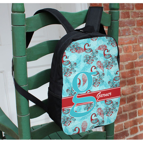 Peacock Kids Backpack - In Context