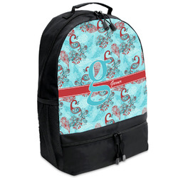 Peacock Backpacks - Black (Personalized)