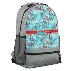 Peacock Backpack - Grey (Personalized)
