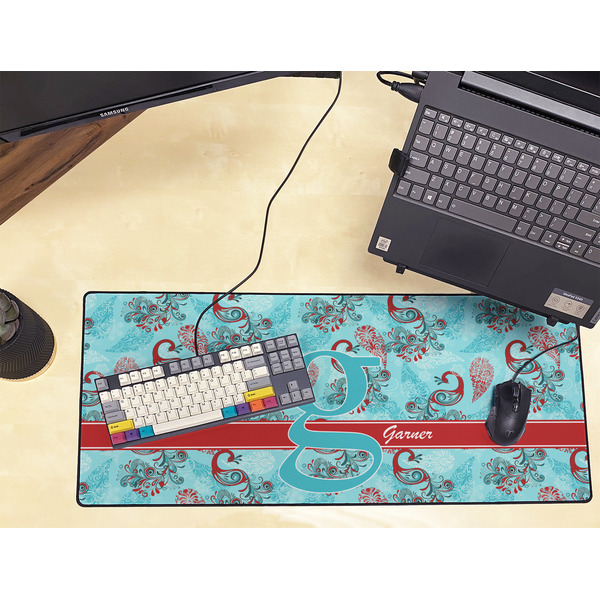 Peacock Large Gaming Mats - LIFESTYLE