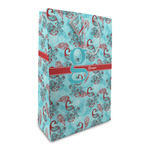 Peacock Large Gift Bag (Personalized)