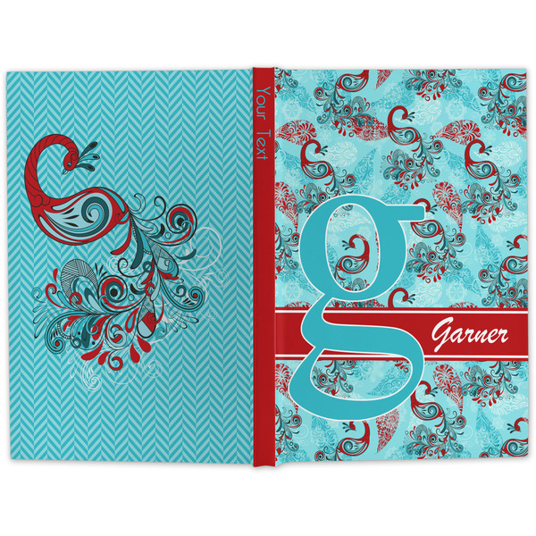 Peacock Large Hard Cover Journal - Apvl