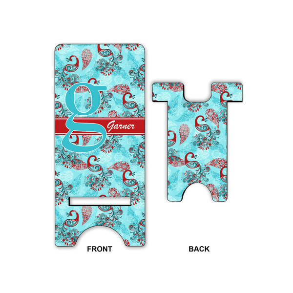 Peacock Large Phone Stand - Front & Back
